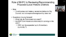 Black Heritage Preservation Commission 8.21.2025