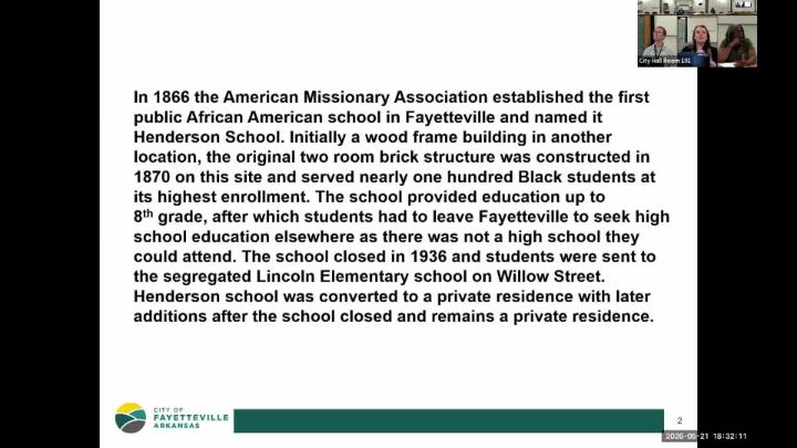 Black Heritage Preservation Commission 5.21.2026